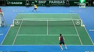 Nalbandian vs Del Potro ParisBercy 2008 [upl. by Naitsyrk]