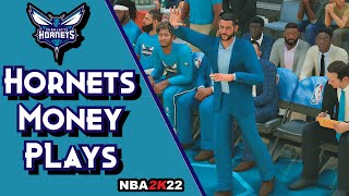 5 Hornets Money Plays In NBA 2K22   Playbook Tutorial For MyTeam MyNBA amp Play Now [upl. by Sivert207]