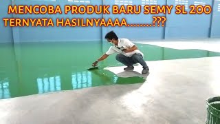 tutorial lengkap epoxy lantai  produk baru dari SAE  semy SL 200 [upl. by Oswin883]