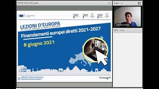 Lezioni dEuropa finanziamenti europei diretti 20212027 [upl. by Porty]