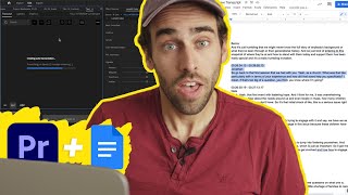 The BEST way to edit interviews Premiere Transcription Tutorial [upl. by Nivla778]