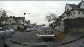 CT BRIDGEPORT DMV ROAD TEST ROUTE  FAST FORWARDED [upl. by Latrena]