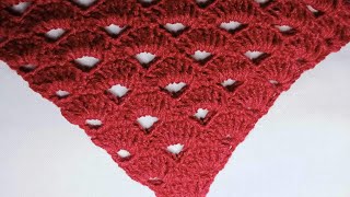 Wow So beautiful crochet shawl  কুশিকাটার শালের ডিজাইন  How to make it [upl. by Rehctaht]