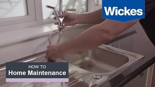 How to Remove and Replace a Kitchen Tap with Wickes [upl. by Enialed]