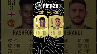 Rashford vs BerardiFIFA Comparisons [upl. by Llenra859]