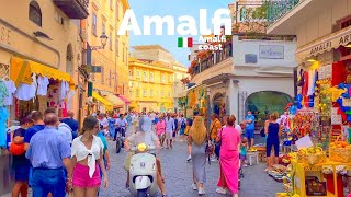 Amalfi Italy 🇮🇹  Amalfi Coast  4KHDR Walking Tour ▶67min [upl. by Ok330]