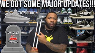 MAJOR UPDATES SNKRS PASS DEAD SNEAKERHEADS BOYCOTTING ADIDAS JORDAN A MA MANIERE VS TRAVIS SCOTT [upl. by Dode]