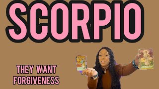 ♏️SCORPIO THIS APOLOGY IS LONG OVERDUE BUT THEYRE STILL COMIN IN TO GIVE IT THEY WANT FORGIVENESS [upl. by Layla3]