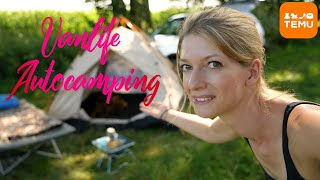 🚙​Simples Autocamping mit Billigprodukten  👌​​Top oder Schrott👎 Ich teste Temu Outdoor Artikel​⛺​ [upl. by Miharbi]