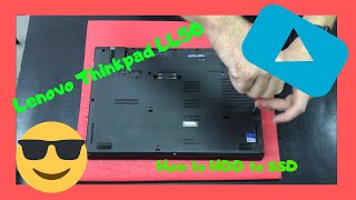 How to HDD to SSD Lenovo Thinkpad L450 Disassembly [upl. by Ramhaj]