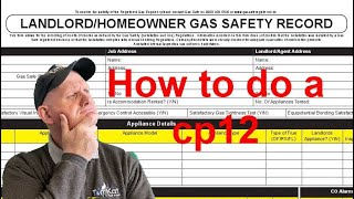 How to carry out a landlords gas safety check in 2023 rules a regulation when doing a cp12 [upl. by Naoh794]