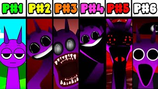 Phase 1 VS Phase 2 VS Phase 3 VS Phase 4 VS Phase 5 VS Phase 6 in Incredibox Sprunki [upl. by Helse]