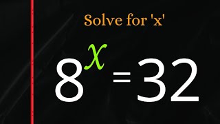 8↑x32 than x❓ Maths Olympiad training 🎓 [upl. by Urbana]