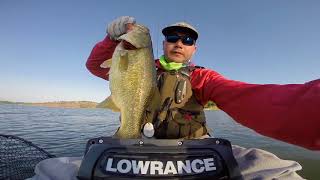 Kayak Fishing Frank G Bonelli Park Puddingstone Reservoir [upl. by Rhianna]