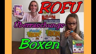 Unboxing  Überraschungsboxen von ROFU [upl. by Ynneh848]