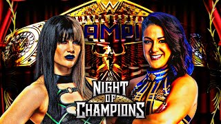 EWB Night Of Champions Bayley vs Blair Davenport WWE 2k24 [upl. by Azaria]