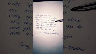 The Platters amp Tony Williams Only You lyrics latest lyrics [upl. by Ahsam]