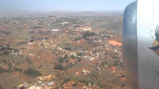 Landing at Antananarivo Airport TNR Madagascar [upl. by Dey504]