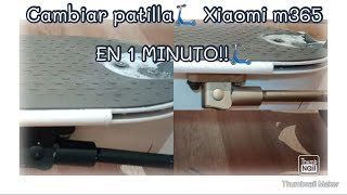 ♦️COMO cambiar PATILLA O PATA DE CABRA patinete eléctrico Xiaomi M365♦️ [upl. by Fidelia]