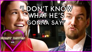 Eliza is nervous to admit she’s never been in a relationship😬  First Dates Australia [upl. by Guy]