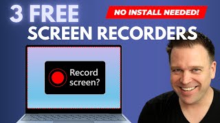 3 Best FREE Screen Recorders in Windows  Nothing to install no watermarks 2024 [upl. by Kuhlman280]