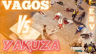 VAGOS Vs Yakuza  Gang fight  Drive by  Ceylon rp  GTA RP 💛🔥 [upl. by Mode]