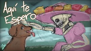 AQUÍ TE ESPERO 🐶  Calaverita Literaria [upl. by Atinehs]