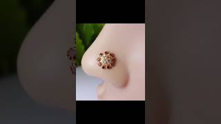 Nose stud design fashion jewellery [upl. by Ecadnak]