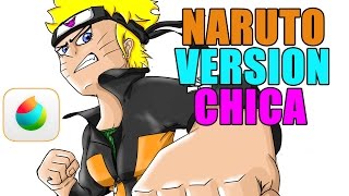 como dibujo a naruto version chica [upl. by Kcirdde]