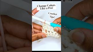 Easy Crochet Color Change Technique [upl. by Hailat]