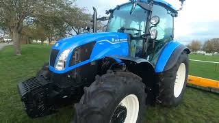 2023 New Holland T5110 S 36 Litre 4Cyl Diesel Utility Tractor 110 HP McConnel Magnum Elite [upl. by Horan]