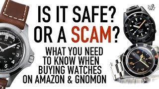 Is Buying Watches Online From Amazon amp Gnomon Safe Are They Legit  GIAJ3 [upl. by Aelanna]