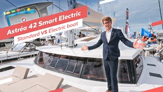 Standard catamaran VS electric catamaran what are the differences  Astréa 42 Smart Electric [upl. by Sibbie]