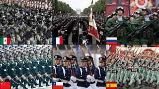 15 Desfiles Militares Más IMPRESIONANTES Del Mundo [upl. by Haleemaj]