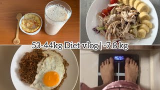 5344kg Diet Vlog  78 kg  Tracking my Calories [upl. by Haye]