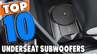 Top 10 Best Underseat Subwoofers Review in 2024 [upl. by Eirised]