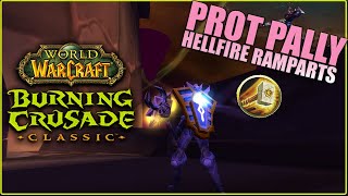 TBC Classic Beta Burning Crusade  Prot Paladin  Hellfire Ramparts Tank Thoughts [upl. by Esta]