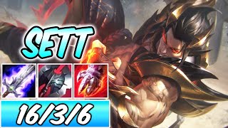 OBSIDIAN DRAGON SETT  Best Build amp Runes  Sett Top Gameplay  League of Legends [upl. by Nilknarf996]