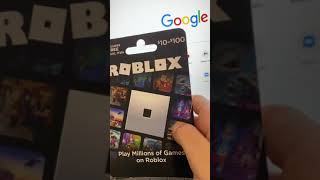 How to get Robux with a Roblox Gift Card [upl. by Lesli]