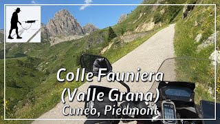 Colle Fauniera Valle Grana Road SP333 Cuneo Piedmont Italy  by motorcycle [upl. by Kimon]