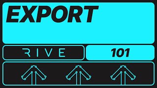 Rive 101  415 Export options in Rive [upl. by Elyrehc]