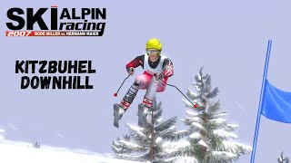 Kitzbuhel Downhill 4K Alpine Ski Racing 2007 [upl. by Jaddan974]