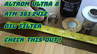 Altrom Ultra 8 ATM 3612412 Oil Filter Cut Open [upl. by Pietje]