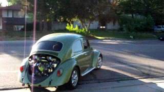 VW beetle bug turbo stroker motor Blow thru engine [upl. by Lednic]