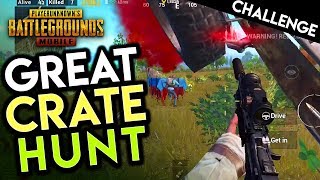 THE GREAT PUBG MOBILE CRATE HUNT  Loot Them ALL [upl. by Annodahs]