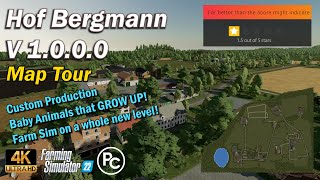 Hof Bergmann V1000  Map Review  Farming Simulator 22 [upl. by Ferguson]