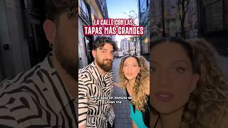 La calle con las TAPAS MÁS GRANDES de Madrid 🤩 [upl. by Gupta]