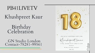 LIVE  BIRTHDAY CELEBRATION  KHUSHPREET KAUR  DATE 18102024 [upl. by Elery775]