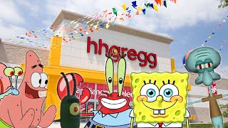 hhgregg Christmas in July Sale ft Squidward Patrick Spongebob amp MORE AI MEME COVER [upl. by Mello]