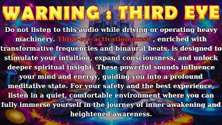 10000 Hz Pineal Gland Activation ⚡ Unlock Higher Consciousness  Healing Meditation  BLACK SCREEN [upl. by Elane516]